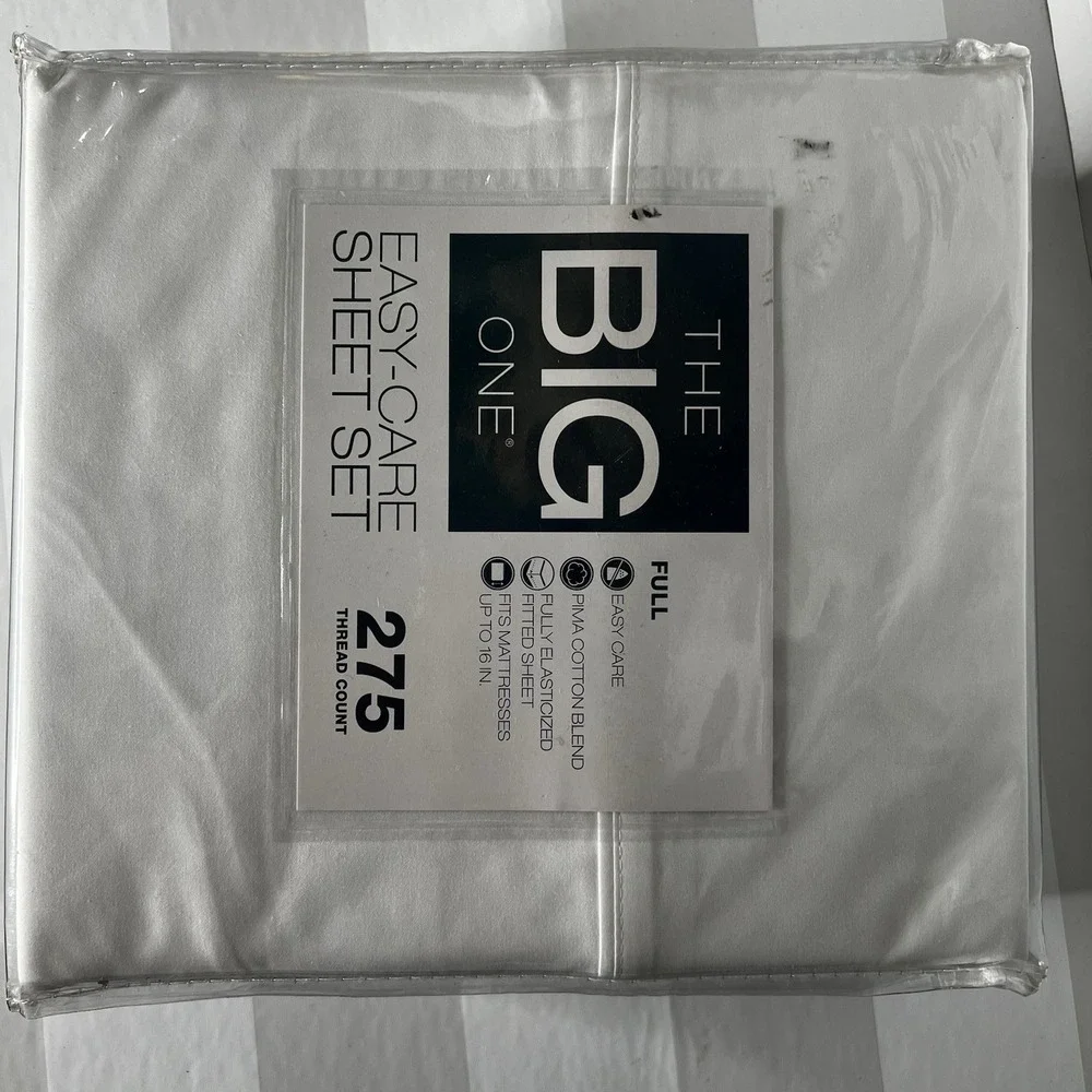 The Big One Full Sheet 4 pc Set - White